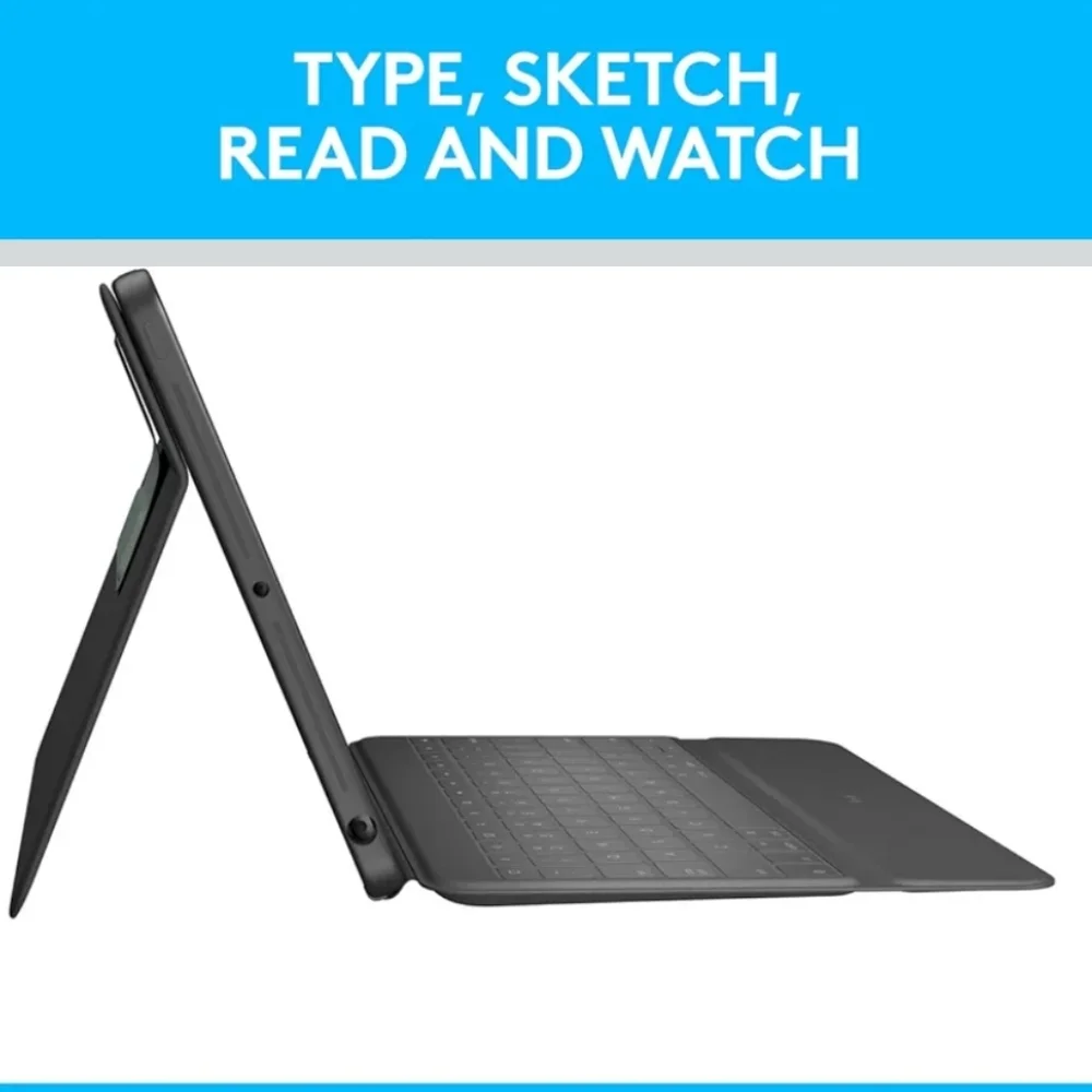 LogiTech Rugged Folio Waterproof Keyboard For 7/8/9 Gen iPad